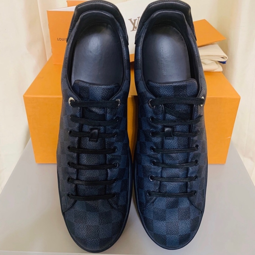 Louis Vuitton Cobalt Blue Frontrow Sneakers